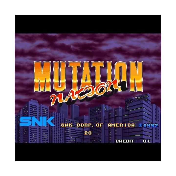 SNK Mutation Nation NEO GEO MVS