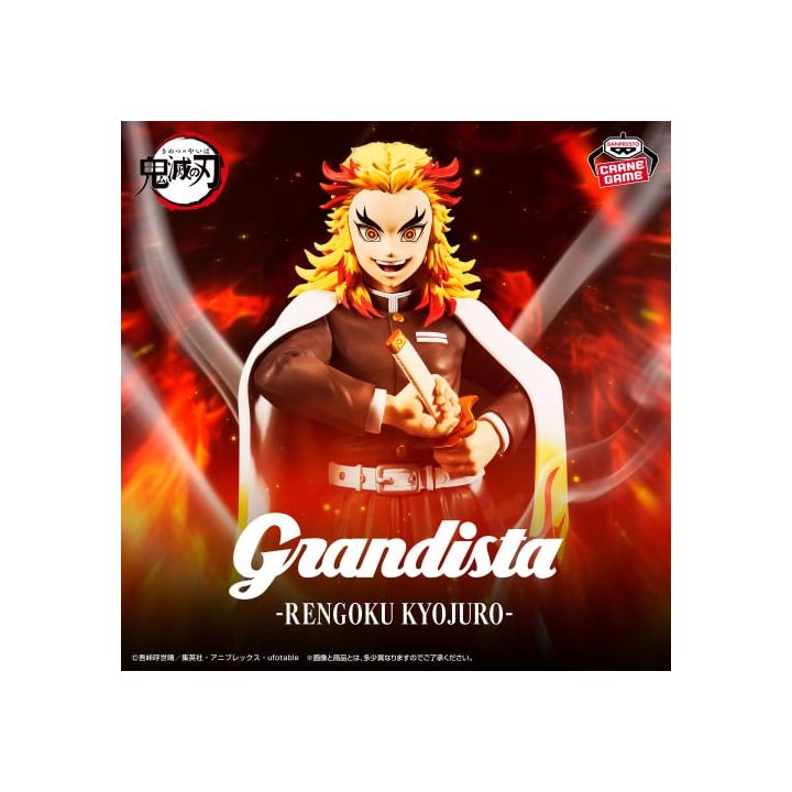 Banpresto Kimetsu no Yaiba (Demon Slayer) Grandista Rengoku Kyojuro - Figurine (Japon)