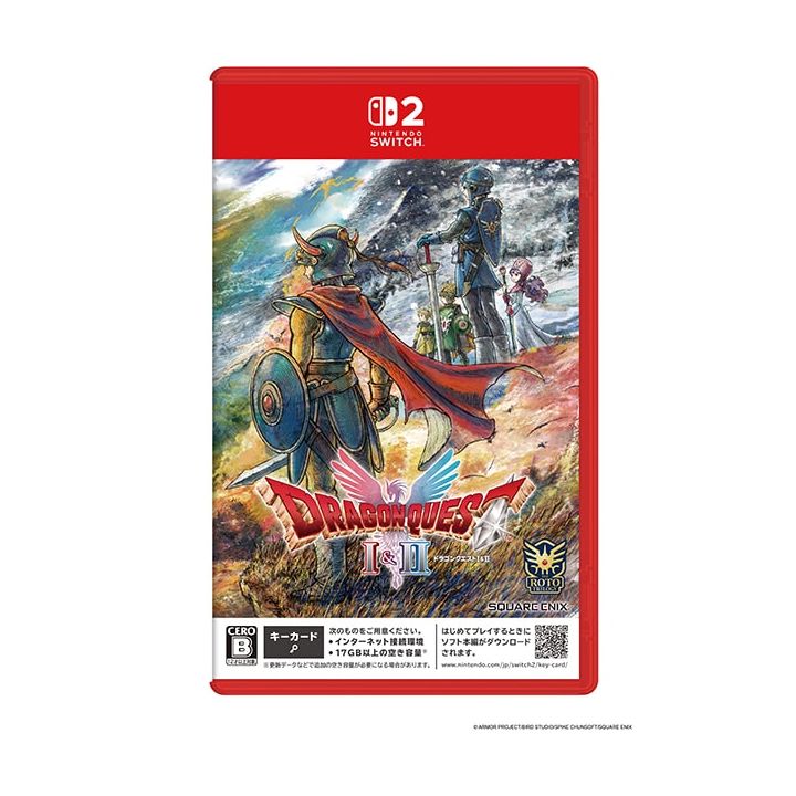 SQUARE ENIX Dragon Quest I & II HD‑2D Remake KEY CARD Edition (Nintendo Switch 2 Version)
