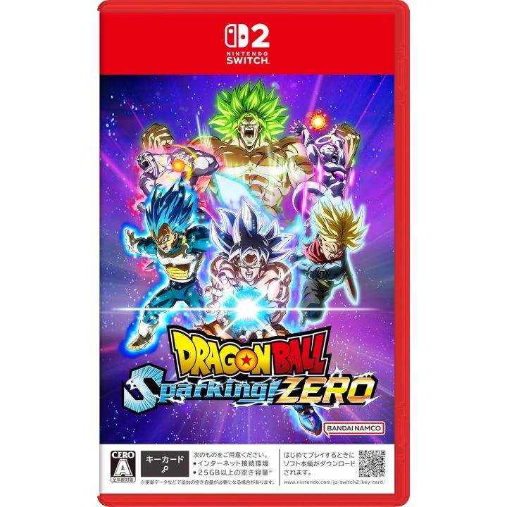 BANDAI NAMCO Dragon Ball Sparking! ZERO -KEY CARD Edition– Nintendo Switch 2