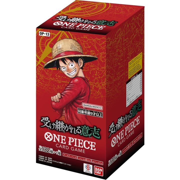 BANDAI - ONE PIECE TCG : BOOSTER PACK -CARRYING ON HIS WILL- [OP-13]