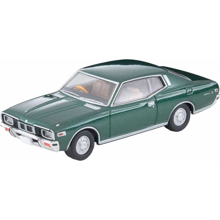 TOMYTEC Tomica Limited Vintage Neo 1/64 LV-N358a Nissan Cedric 2-Door Hardtop 2800 SGL Green 1975