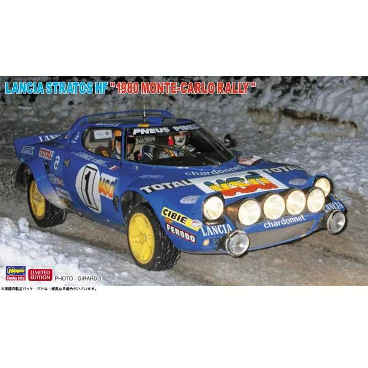 HASEGAWA – Lancia Stratos HF “1980 Monte Carlo Rally” (1/24 Scale Model Kit) HASEGAWA – Lancia Stratos HF “1980 Monte Carlo Rally” (1/24 Scale Model Kit)