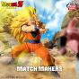 BANPRESTO – Dragon Ball Z MATCH MAKERS Super Saiyan 3 Son Goku (VS Majin Buu Pure)