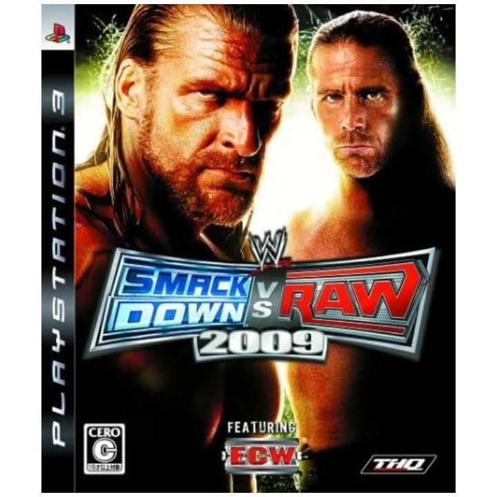 THQ WWE 2009 SmackDown vs Raw (PlayStation 3)