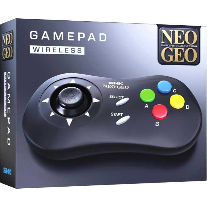 SNK – NEO GEO AES+ Wireless Gamepad (Black) Japanese Import