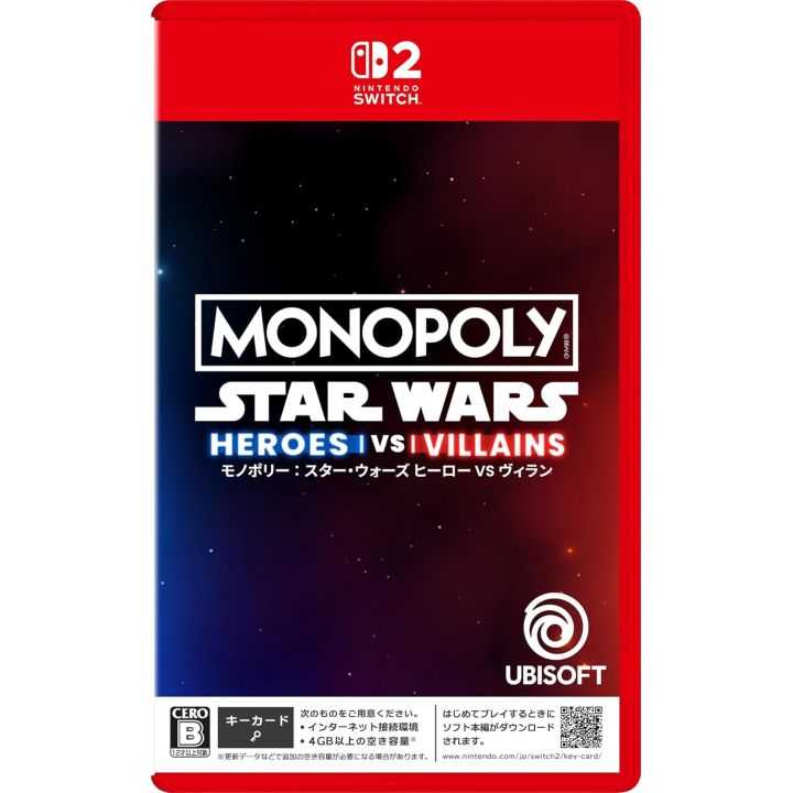 UBISOFT – MONOPOLY: Star Wars Heroes vs Villains KEY CARD Edition (Nintendo Switch 2)