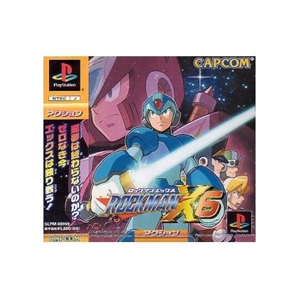 Capcom RockMan X6 Sony Playstation Ps one