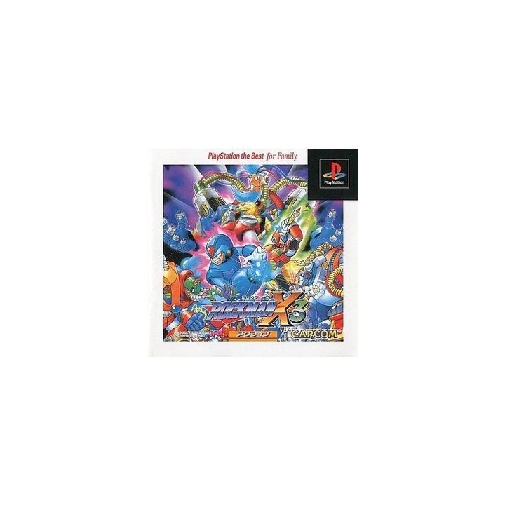 Capcom RockMan X3 PlayStation the Best for Family Sony Playstation Ps one