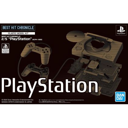 BANDAI BEST HIT CHRONICLE "PlayStation" (SCPH-1000) 2/5 Color Coded Plastic Model