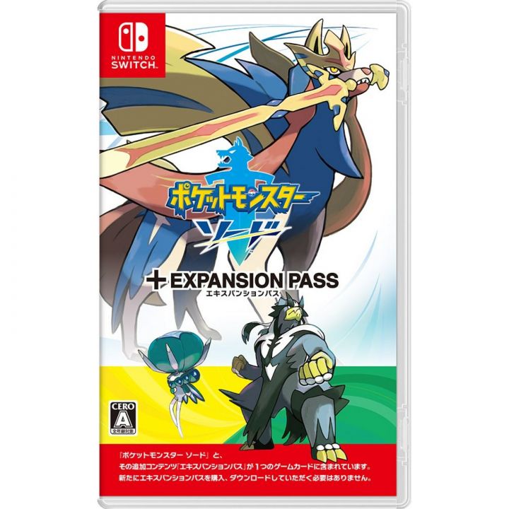 Nintendo Pokemon Sword + Pokemon Sword Expansion Pass Nintendo Switch