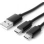 GAMETECH P5F2273 Double USB Type-C Cable pour PlayStation 5 PS5