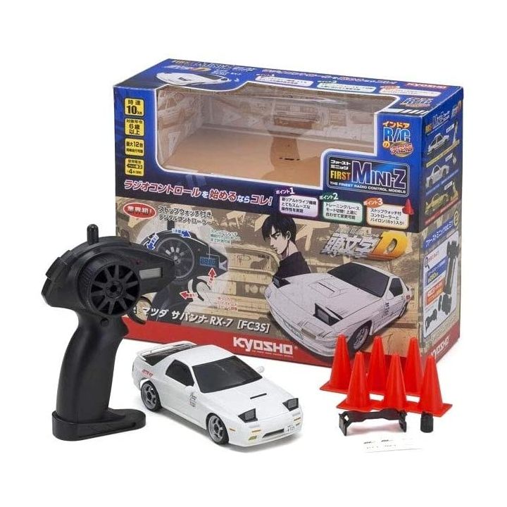 Kyosho RC Mini Z MAZDA RX7 FC3S AWD Drift -RTR- *WHITE*