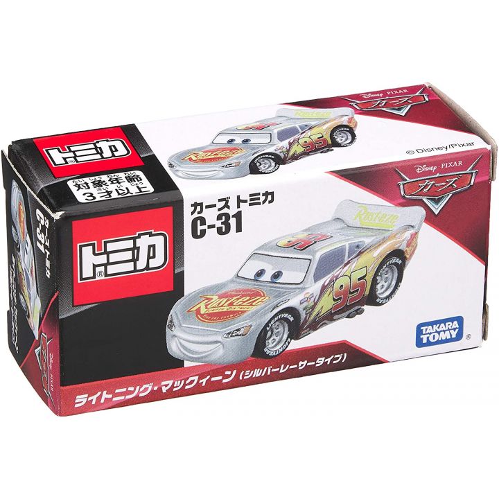 TAKARA TOMY Tomica Cars C-31 Lightning McQueen (Silver Racer Type)