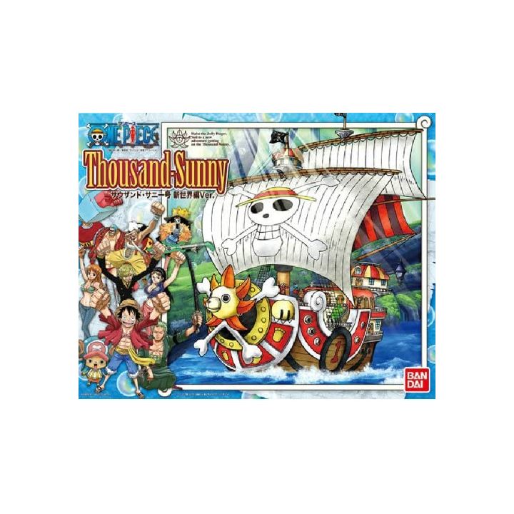 BANDAI ONE PIECE Thousand Sunny Ship New World Ver. Plastic Model Kit