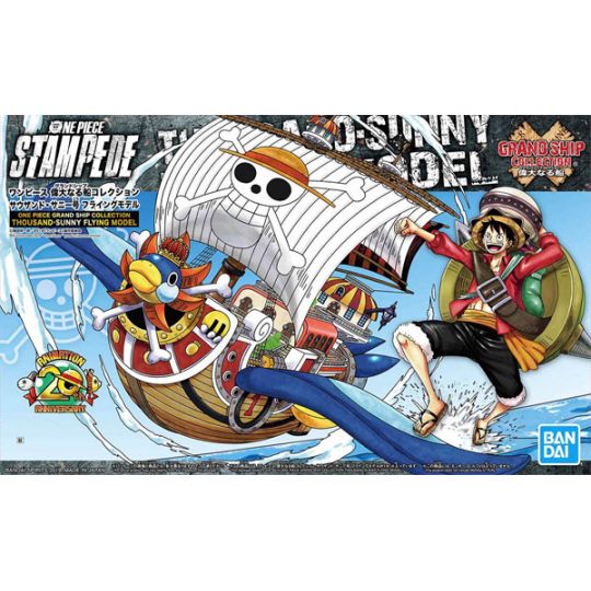 BANDAI ONE PIECE Grand Ship Collection - Thousand Sunny Flying Model Plastic Model