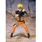 BANDAI Tamashii Nations S.H. Figuarts Naruto Shippuden Uzumaki Naruto [Best Selection] Approx. 5.5 inches (140 mm) Action Figure