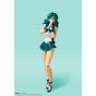 Bandai Tamashii Nations S.H. Figuarts Sailor Neptune - Sailor Moon Figura de Acción -Animation Color Edition-