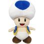 Sanei Super Mario All Star Collection AC31 Blue Toad 8" Plush,Small