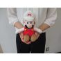 Sanei Super Mario All Star Collection AC07 Fire Mario Plush, Small