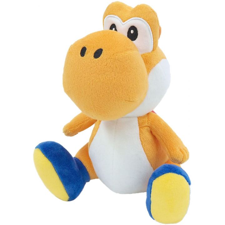 Sanei Super Mario All Star Collection AC48 Orange Yoshi Plush, Small