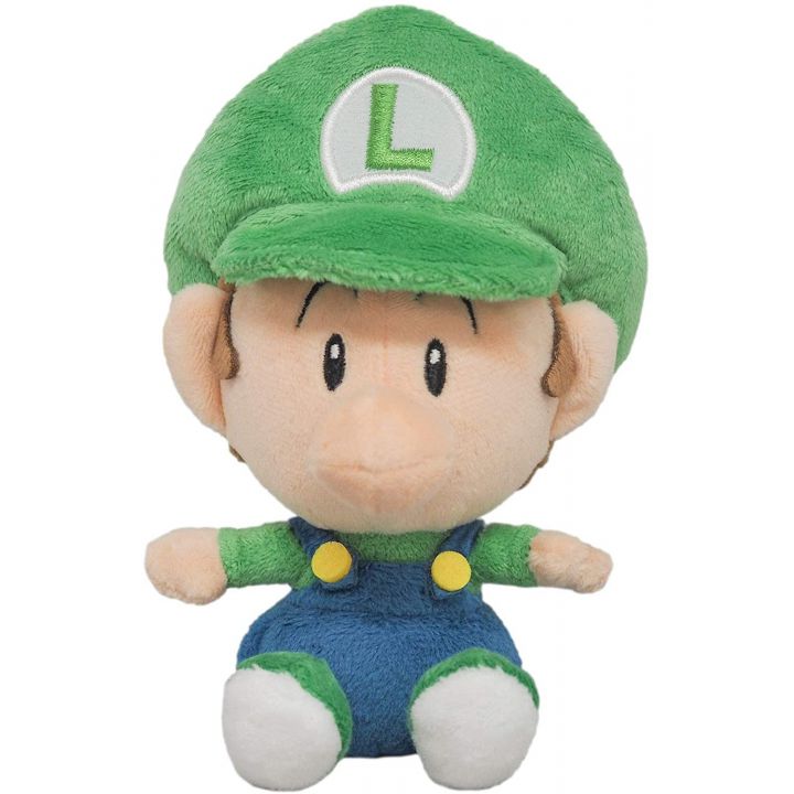 Sanei Super Mario All Star Collection AC53 Baby Luigi Plush, Small