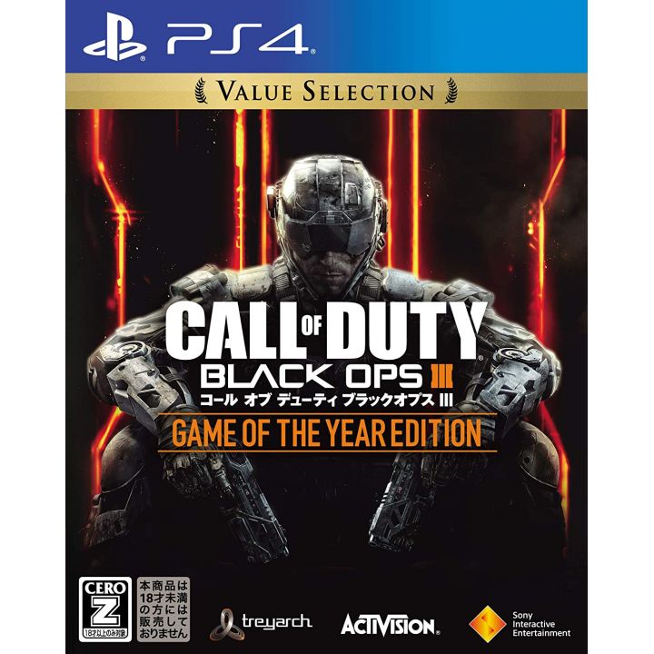 Call of duty Black OPS III GAME of the YEAR Edition Value Selection SONY PS4 PLAYSTATION 4