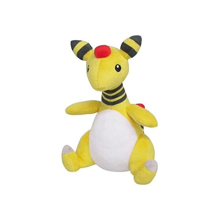 Sanei Pokemon Collection PP28 Ampharos (Denryuu) Plush, Small