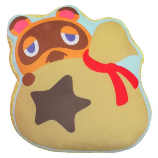 Sanei Animal Crossing Doubutsu no Mori Tanukichi Tom Nook Cushion