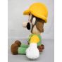 Sanei Super Mario Maker 2 - Luigi Builder Plush, Small