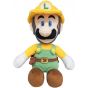 Sanei Super Mario Maker 2 - Luigi Builder Plush, Small