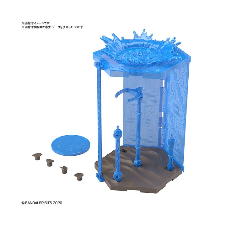 BANDAI (30MM) Customize Scene Base - Water Field Version
