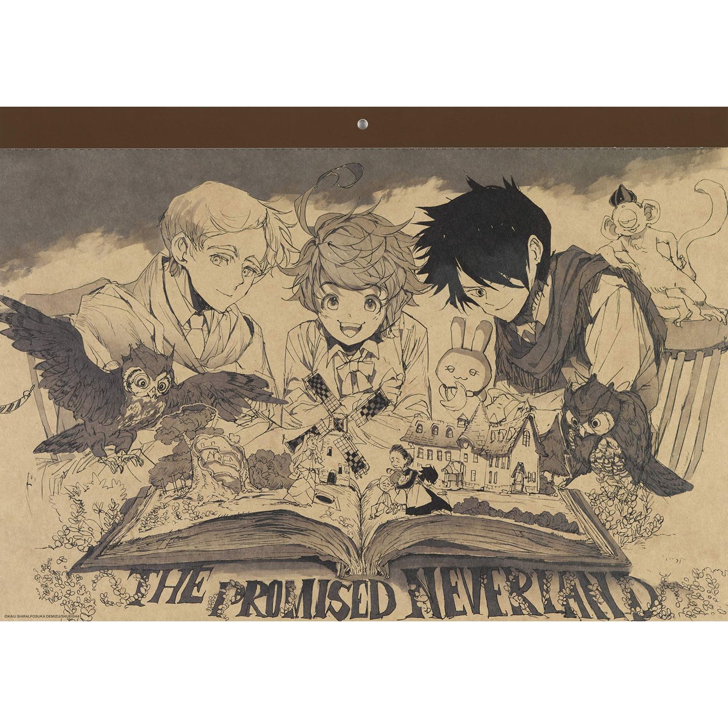 The Promised Neverland ART BOOK WORLD JAPAN TV Anime NEW Posuka Demizu  import