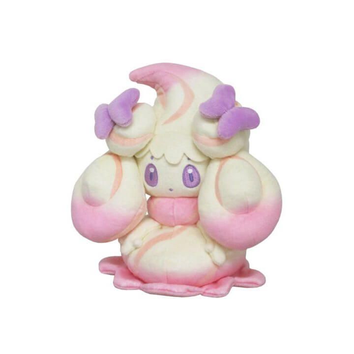 Sanei Pokemon Collection PP181 Mahoippu (Alcremie) Ruby Mix Plush, Small