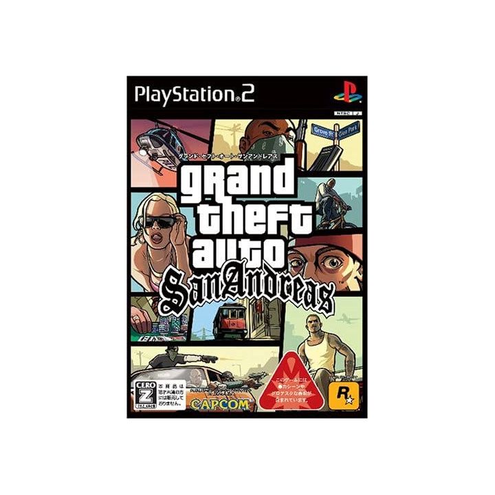 Capcom Grand Theft Auto San Andreas Sony Playstation 2 PS2