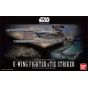 Kit di modellismo in plastica BANDAI Star Wars U-Wing Fighter & Tie Striker