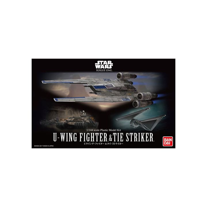 BANDAI Star Wars U-Wing Fighter & Tie Striker Plastic Model Kit