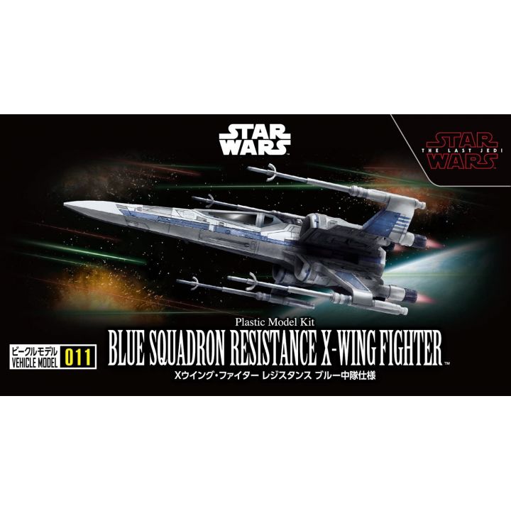 BANDAI Star Wars  - Blue Squadron Resistance X-Wing Fighter Vehicle 011 Plastic Model Kit