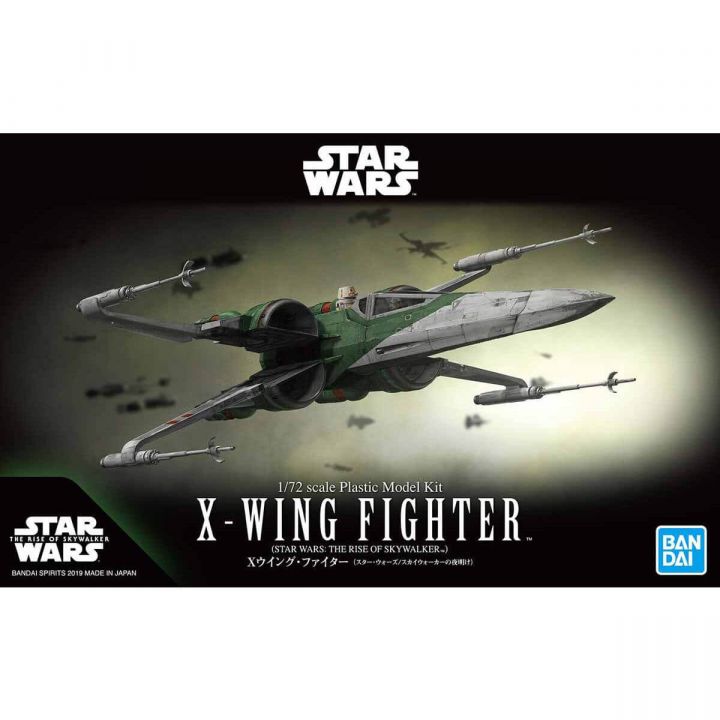 BANDAI Star Wars X-WING FIGHTER (Star Wars The Rise of Skywalker) 1/72 Plastic Model Kit