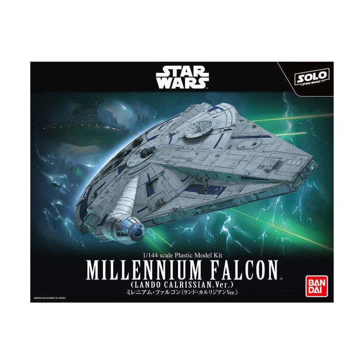 BANDAI Star Wars - Kit de plástico del Halcón Milenario (Lando Calrissian Ver.)