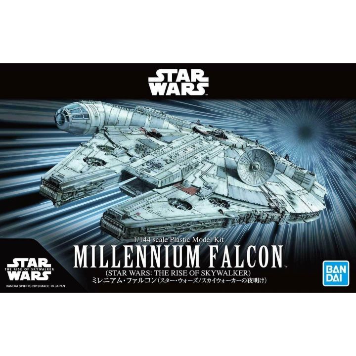 BANDAI Star Wars - Halcón Milenario (The Rise of Skywalker Ver.) Plastic Model Kit