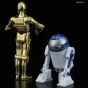 BANDAI Star Wars (The Last of the Jedi) C-3PO & R2-D2 Set Plastic Model Kit