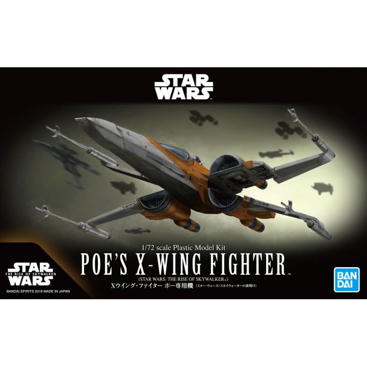 BANDAI Star Wars - Poe's X-Wing Fighter (The Rise of Skywalker) Plastic Model Kit