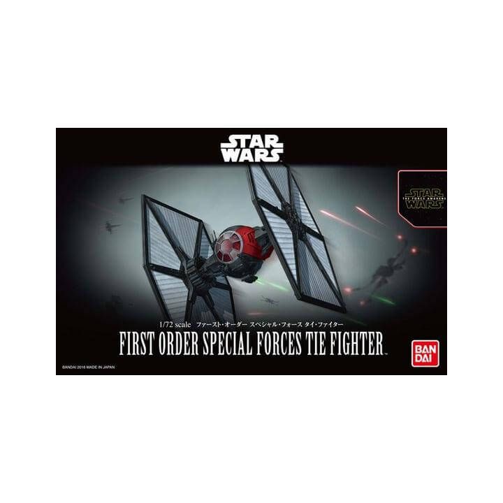 BANDAI Star Wars - (Il risveglio della forza) Primo Ordine Forze Speciali Tie Fighter 1/72 Modellismo in plastica