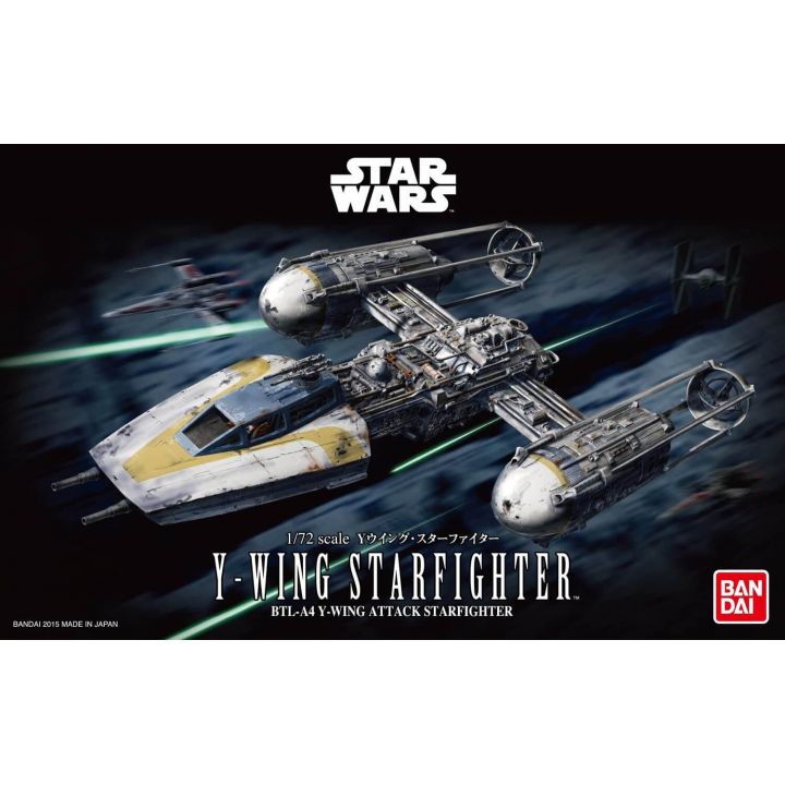 BANDAI Star Wars Y-Wing Fighter  1/72 Plastic Model Kit