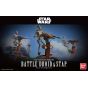 BANDAI Star Wars Battle Droid & Stap Plastic Model Kit