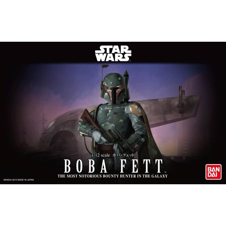 BANDAI Star Wars Boba Fett 1/12 Kit de plástico para modelismo