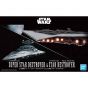 BANDAI Star Wars - Kit de plástico Super Destructor Estelar y Destructor Estelar