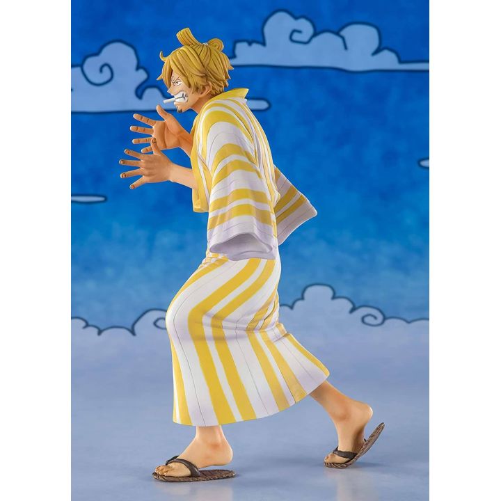 BANDAI Figuarts Zero One Piece Wa no Kuni - Sanji (Sangoro) Figure