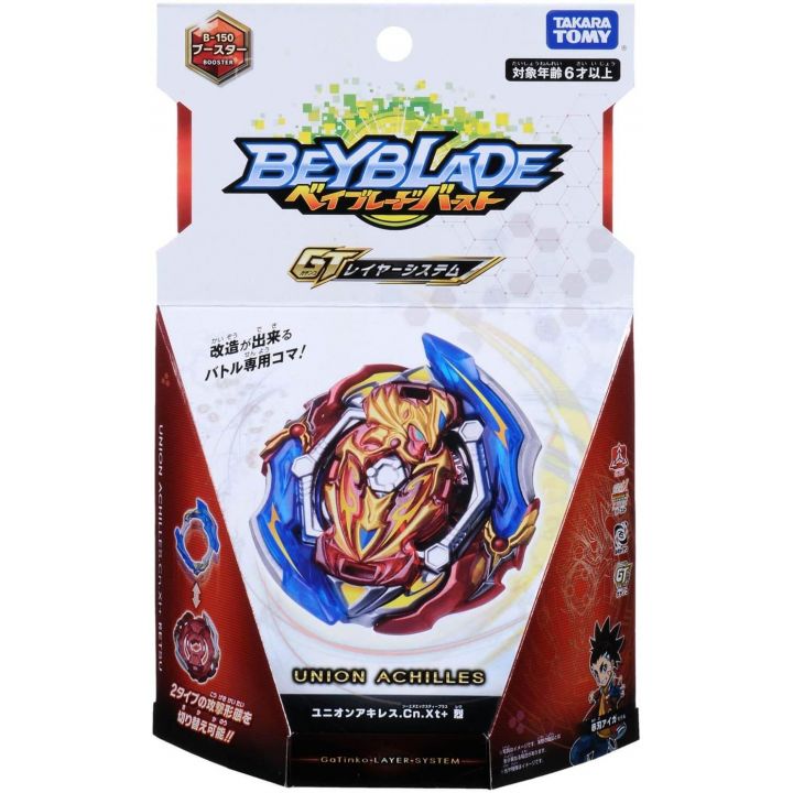 TAKARA TOMY Beyblade Burst B-150 Booster Union Achilles.Cn.Xt+Retsu